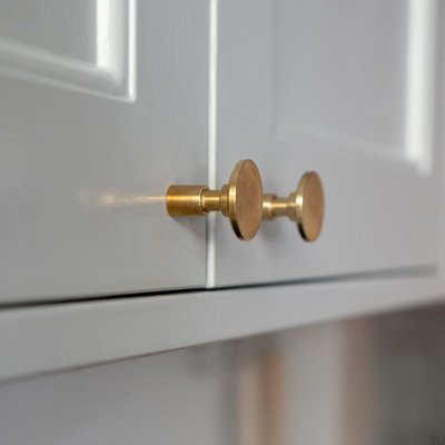 Bouton de meuble Jubilee Laiton non peint