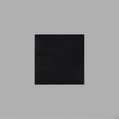 Fiche modulaire vierge noire de 45 mm, norme européenne