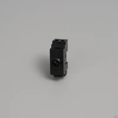Module d'interrupteur à bascule momentané à maintien prolongé pour variation d'intensité, 250 V, 10 AX, noir, norme européenne