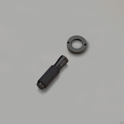 Kit décoratif pour interrupteur en laiton bronze brûlé avec détail en forme de croix