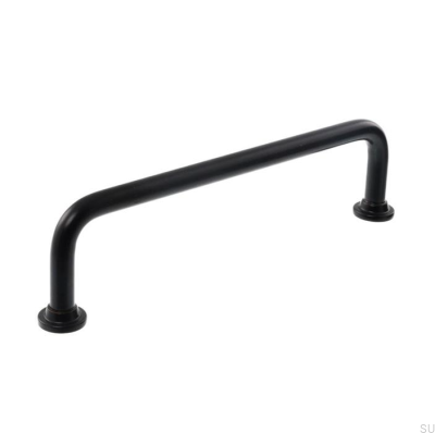 Poignée de meuble allongée 1353 192 Metal Black