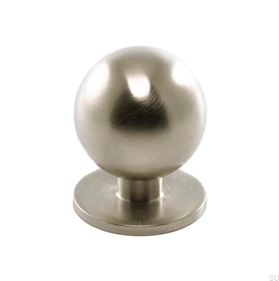 Bouton de meuble 1349 25 Nickel brossé