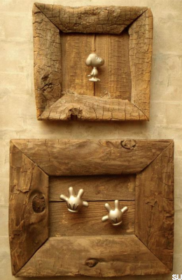 Bouton de meuble Mickey Mouse Droitier Nickel brossé