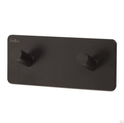 Support mural Edge 120 Inox Noir
