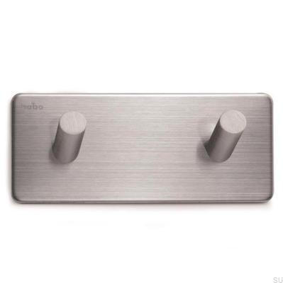 Support mural Edge 120, acier inoxydable brossé