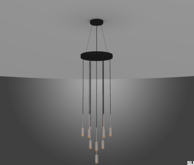 Lustre suspendu classique Exhaust Grey (disponible sur demande)