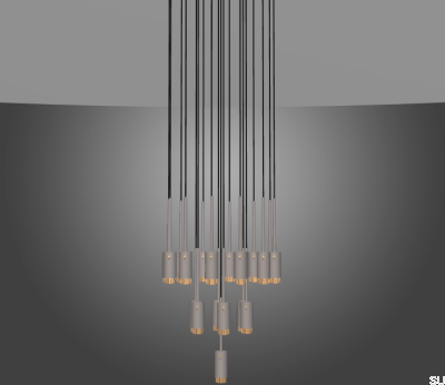 Lustre suspendu classique Exhaust Grey (disponible sur demande)
