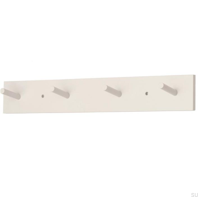 Support mural Siri en bois blanc