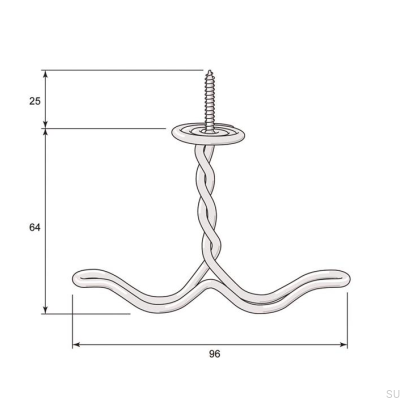 Cintre Ankarrkrok 8136 Nickel Poli
