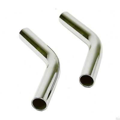 Coin pour tuyau de cuisine 135 Chrome poli