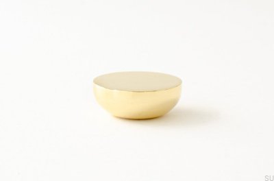Kokeshi 3012 Bouton de meuble en laiton poli non laqué