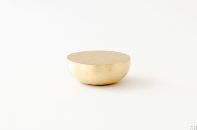 Kokeshi 3012 Bouton de meuble en laiton brossé non peint