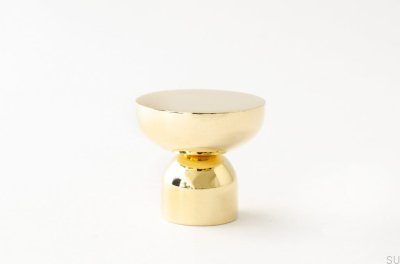 Kokeshi 3032 Bouton de meuble en laiton poli non laqué