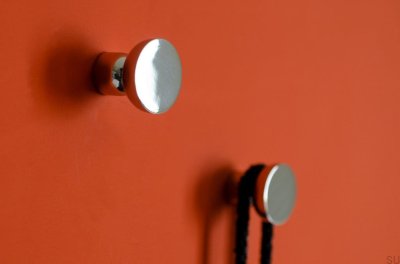 Bouton de meuble en acier poli Kokeshi 3032