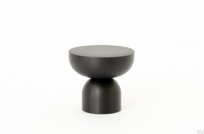 Bouton de meuble Kokeshi 3032 Aluminium Noir