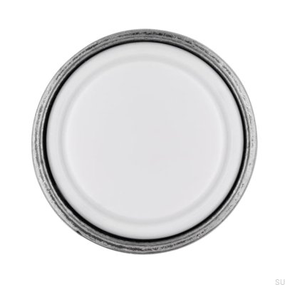 Bouton de Meuble 1971 Argent Antique
