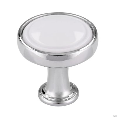 Bouton de meuble 1971 Chrome poli