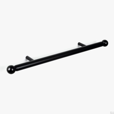Poignée de meuble circulaire Kirke Rail 160 Metal Black