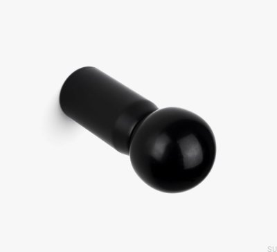 Bouton de meuble en métal noir Circe