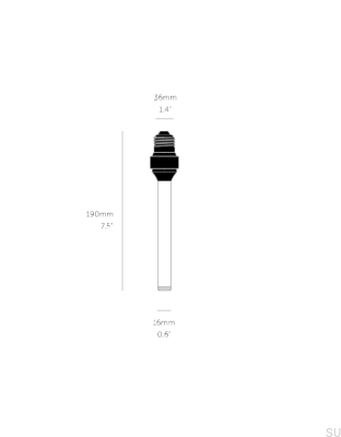 Ampoule Buster E27 5W fumée à culot fourchu avec contrôle de luminosité