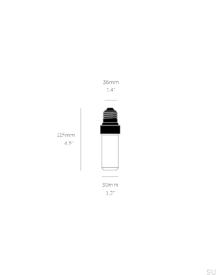 Ampoule E27 5W à culot fourchu, blanc laiteux, avec contrôle de la luminosité