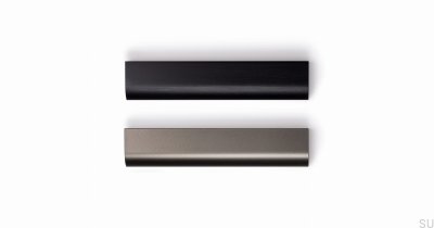 Poignée de meuble Edge She 128 argent métallisé