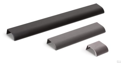 Poignée de meuble Edge She 1440 Argent métallique