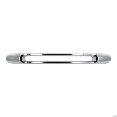 Poignée de meuble allongée 1026 Chrome Poli