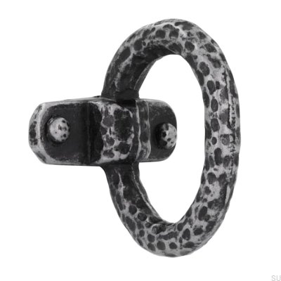 Bouton de meuble 1366 argent antique
