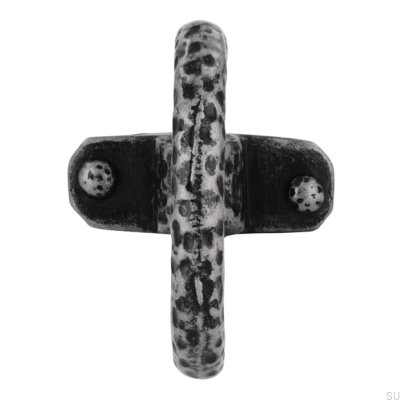 Bouton de meuble 1366 argent antique