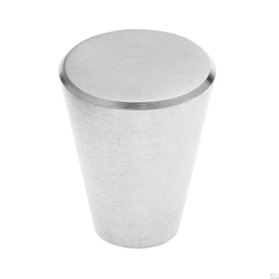 Bouton de meuble 1403 20 Acier brossé