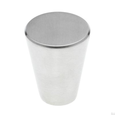 Bouton de meuble 1403 24 Acier brossé