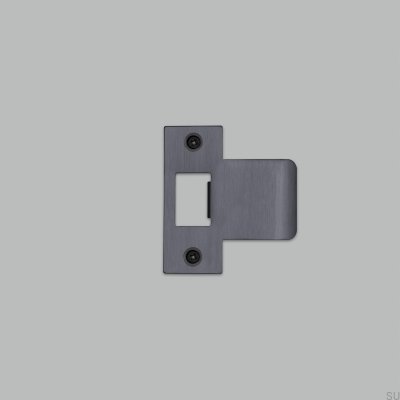 Plaque de gâche de porte T-Strike 75 mm en acier couleur canon de fusil
