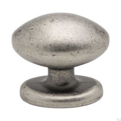 Bouton de Meuble 2538 Argent Antique