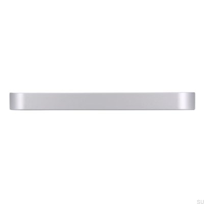 Poignée de meuble allongée 1517 192 Aluminium brossé