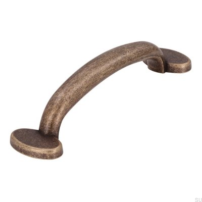 Poignée de meuble allongée 1534 96 Bronze Antique