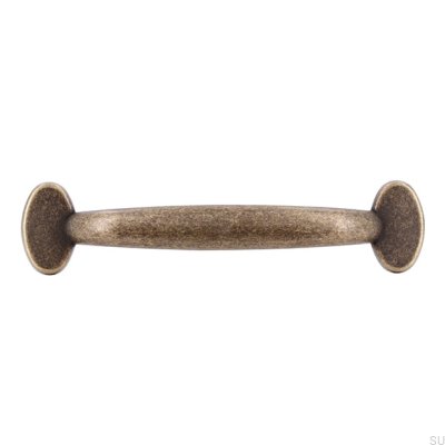 Poignée de meuble allongée 1534 96 Bronze Antique