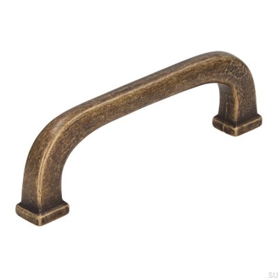Poignée de meuble allongée 1577 96 Bronze Antique