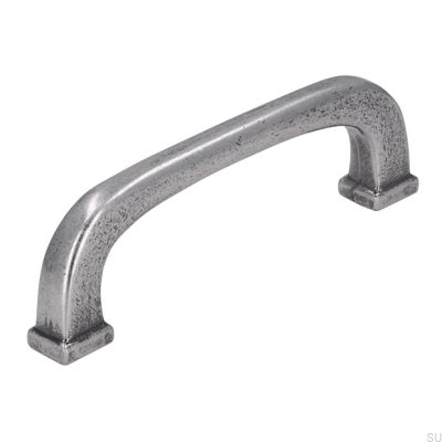 Poignée de meuble allongée 1577 96 Antique Silver