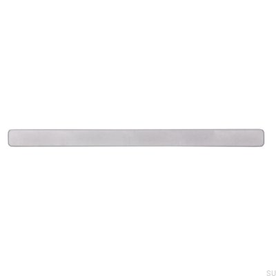 Poignée de meuble allongée 1666 224 Aluminium brossé
