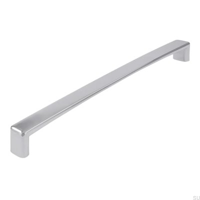 Poignée de meuble allongée 1666 Chrome poli