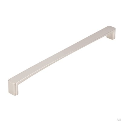 Poignée de meuble allongée 1666 224 Silver Brushed