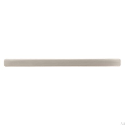 Poignée de meuble allongée 1666 224 Silver Brushed