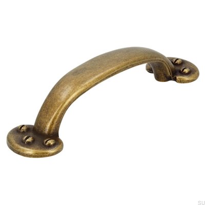 Poignée de meuble allongée 1681 96 Bronze Antique