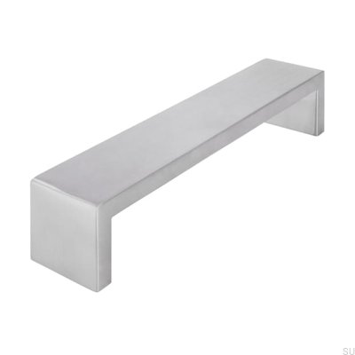 Poignée de meuble allongée 1739 192 Acier brossé