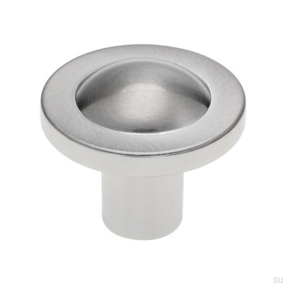 Bouton de meuble 1746 35 Argent brossé