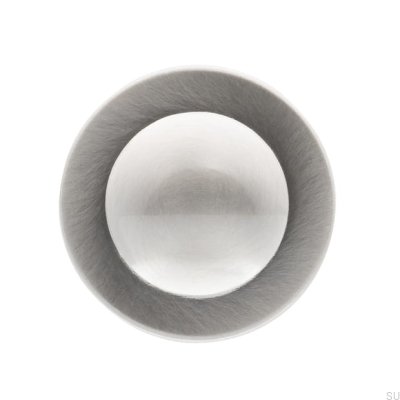 Bouton de meuble 1746 35 Argent brossé