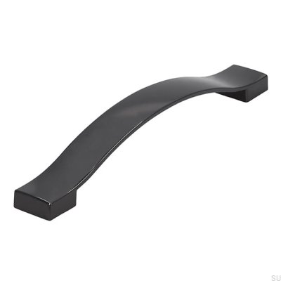 Poignée de meuble allongée 1750 160 Anthracite Poli