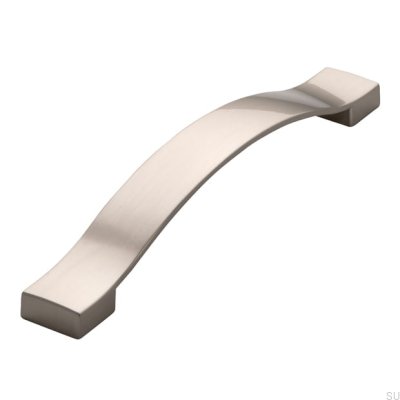 Poignée de meuble allongée 1750 160 Silver Brushed
