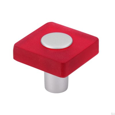 Bouton de meuble SM8118I Plastique Rouge